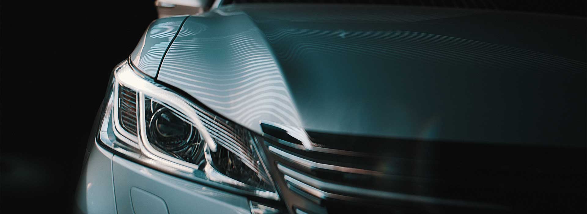 Carlights detail. Still from Toyota Crown commercial