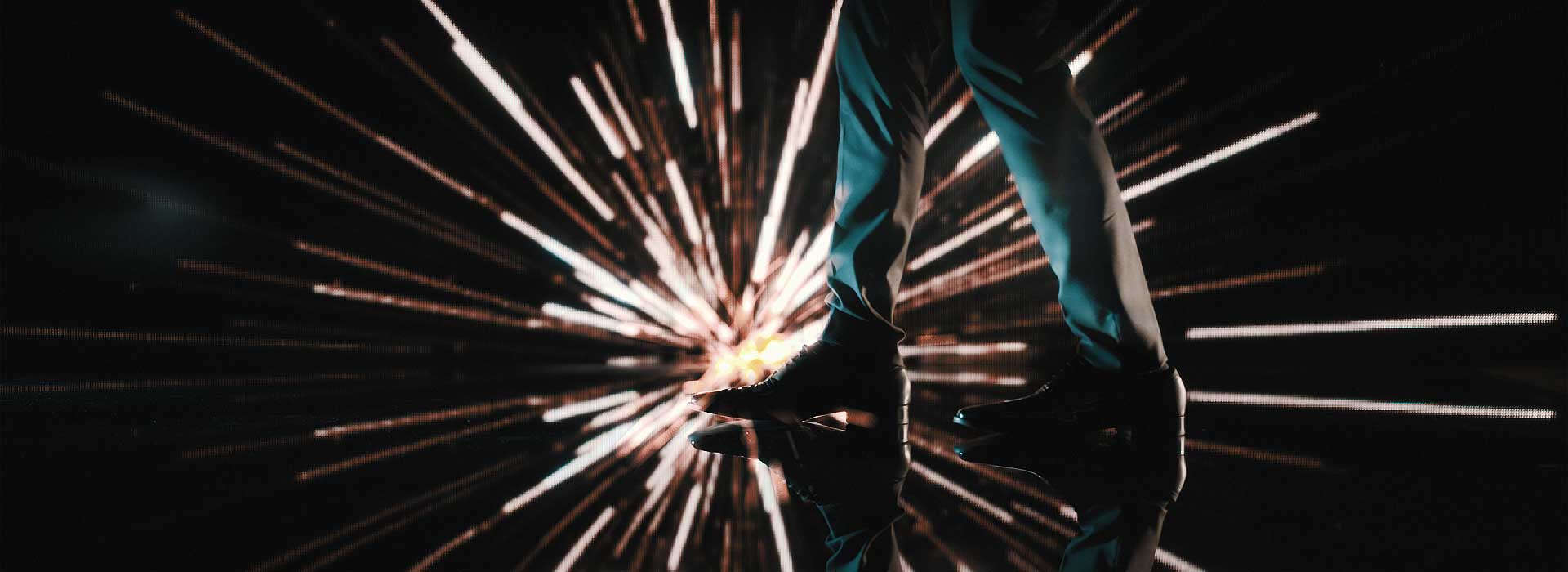 Shoes walking. Still from Toyota Crown commercial