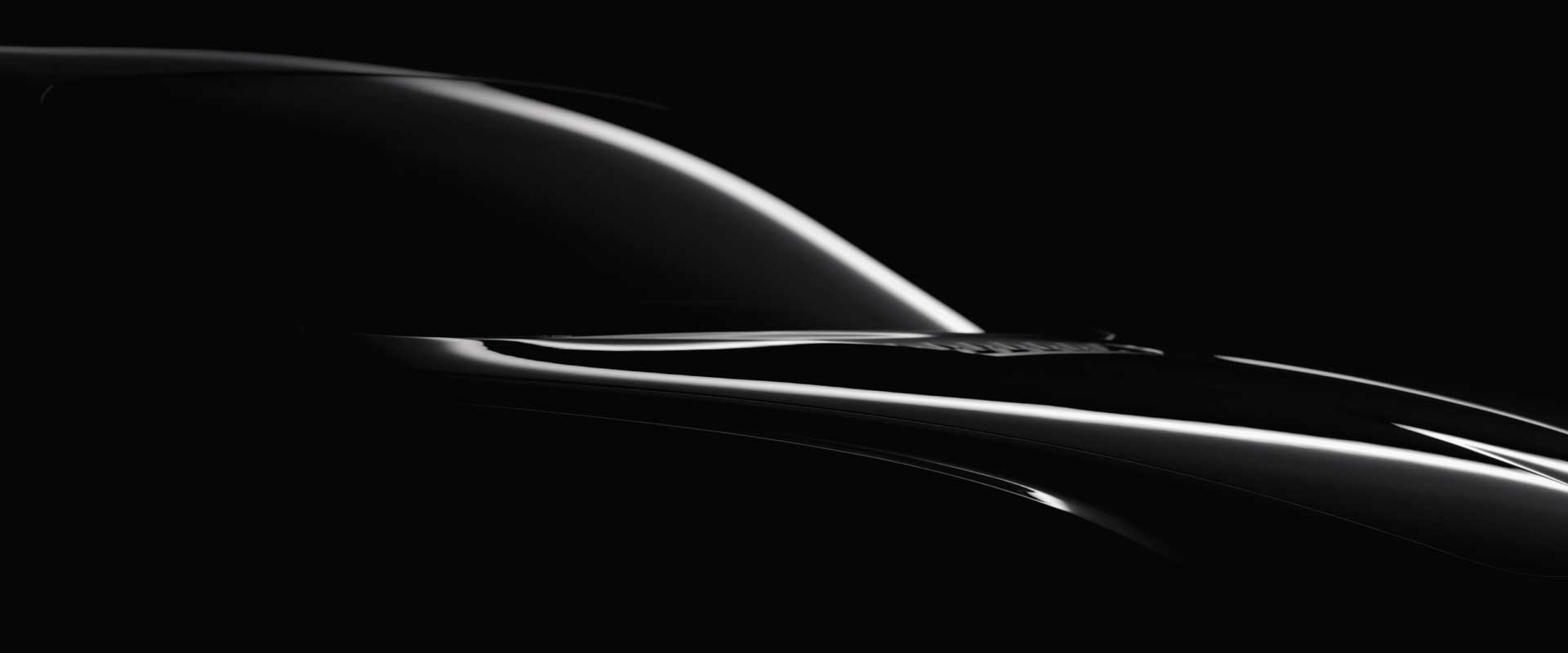 Design detail car siedview. Still from Hyundai Genesis commercial.