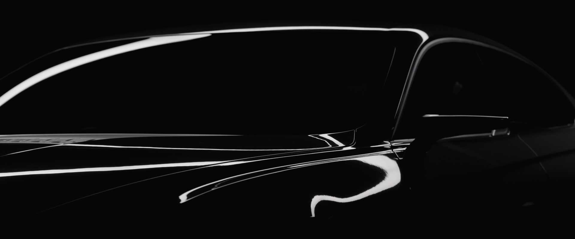 Design detail carfront. Still from Hyundai Genesis commercial.