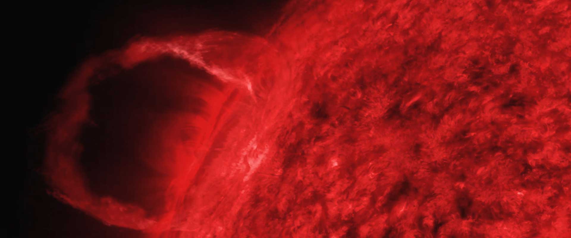 Red CGI effects. Still from Hyundai Genesis commercial.