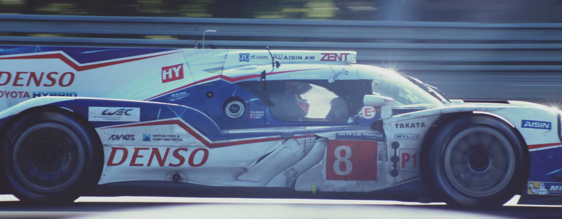 Racing car. Still from Toyota Hybrid Racing - Commercial Barbeque Design
