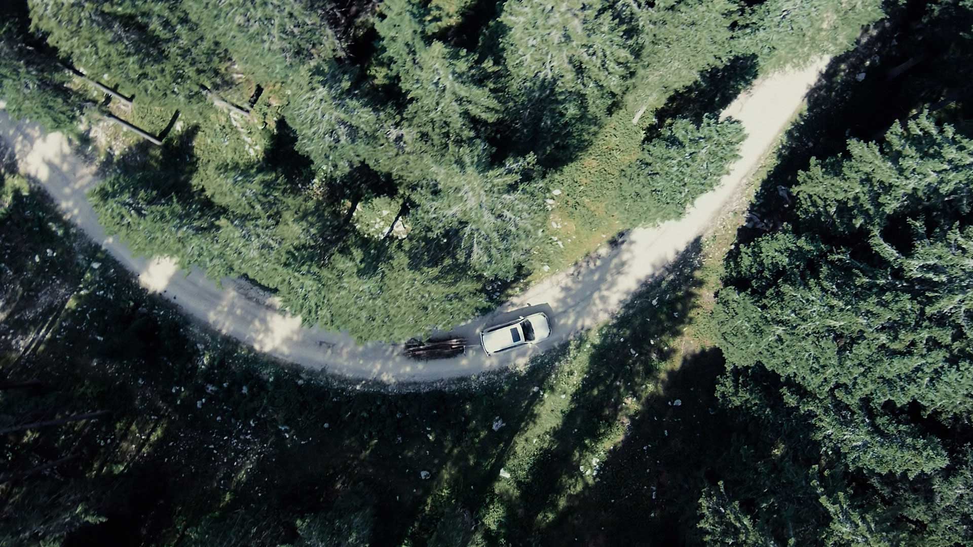Countryroads from above. Still from Toyota Landcruiser.