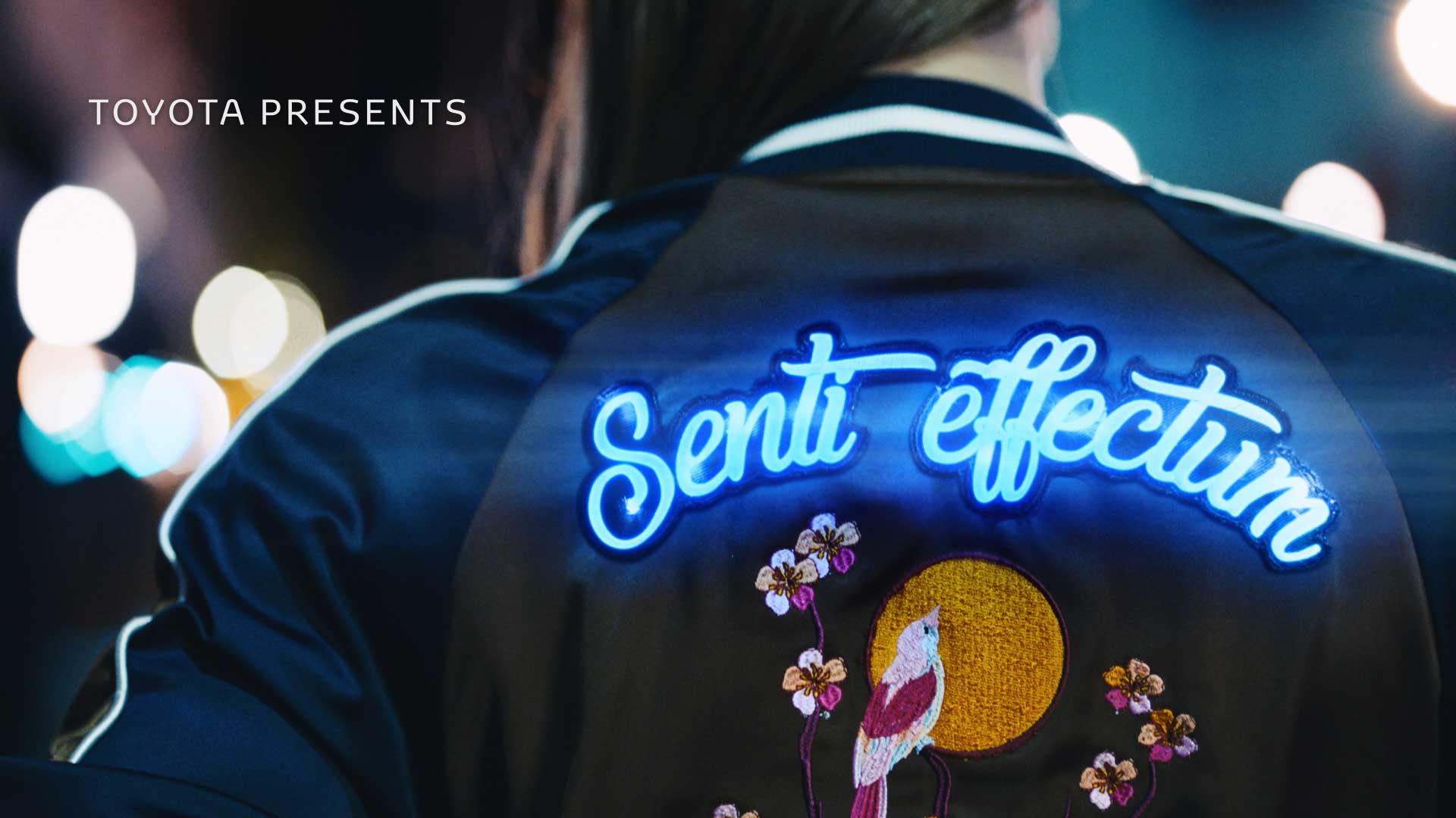 Senti effectum. Still from Toyota Yaris commercial.