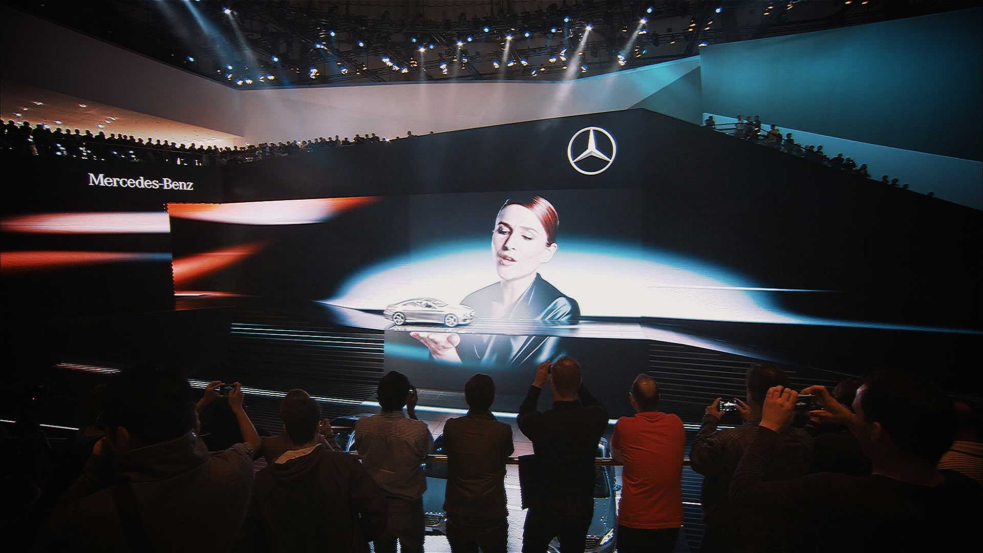Live on stage. Mercedes-Benz IAA 2013 Trade Show